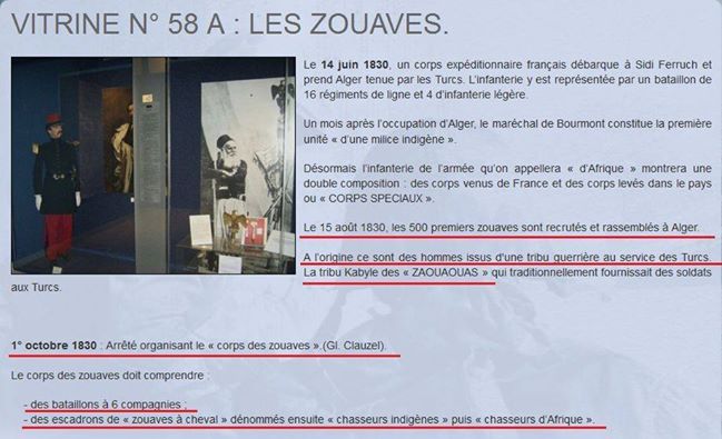 من الأرشيف الفرنسي - عملة تجنيد الزوافا تمت بعد أول شهر من احتلال الجزائر 