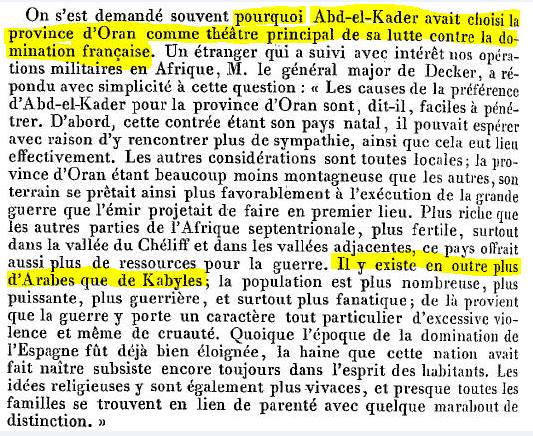 Source Abd-el-Kader nos soldats, nos généraux, les guerres d'Afrique, 1865. ABBÉ Loyer
